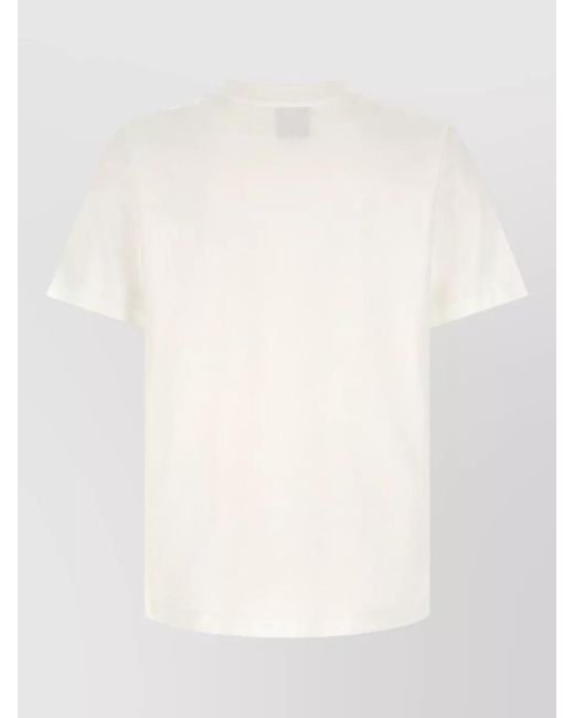 Casablanca White Tourism Print Cotton T-Shirt for men