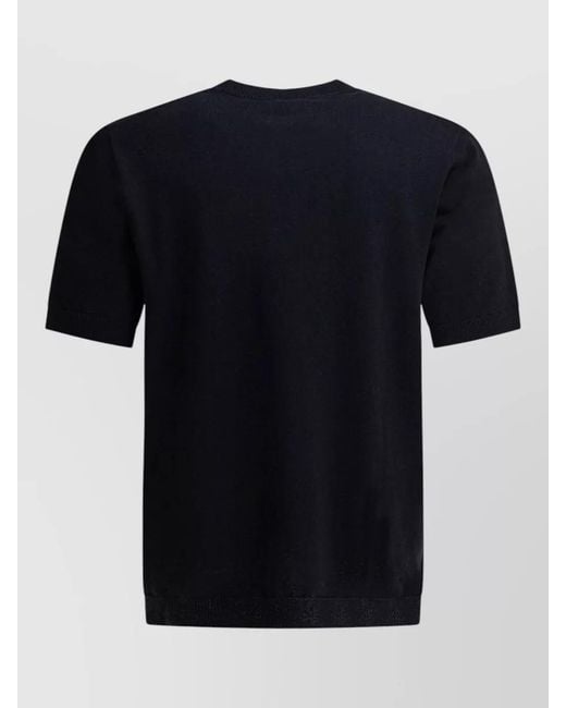 Norse Projects Black Linen Cotton Jumper for men