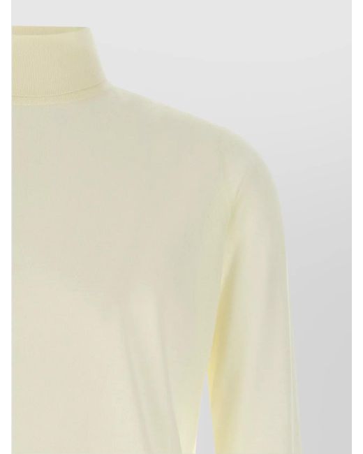 John Smedley Natural Merino Wool Sweater for men