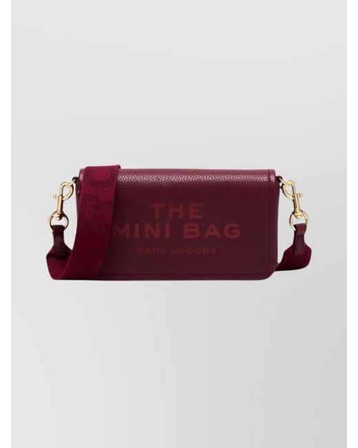 Marc Jacobs Red Mini Leather Shoulder Bag
