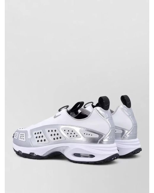 Nike White Textile Low-Top Sneakers