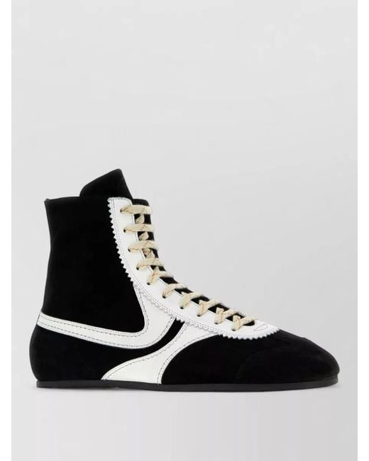 Dries Van Noten Black Leather Boots for men