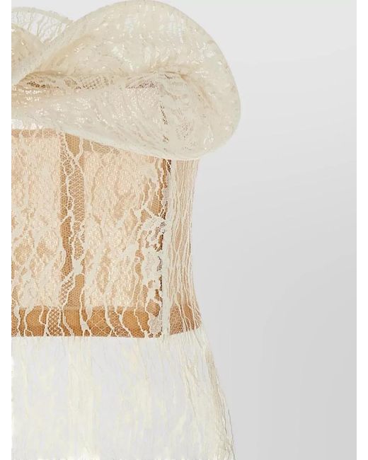 Magda Butrym White Cotton Midi Dress