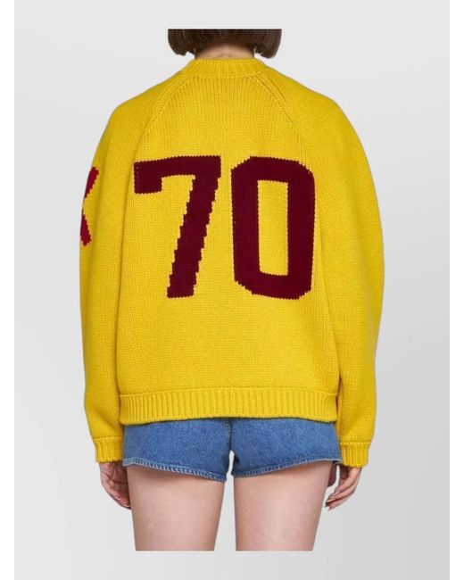 KENZO Yellow Cotton Sweatshirt