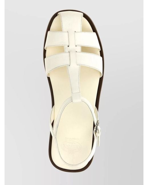 Church's White Leather Odyssey Sandals