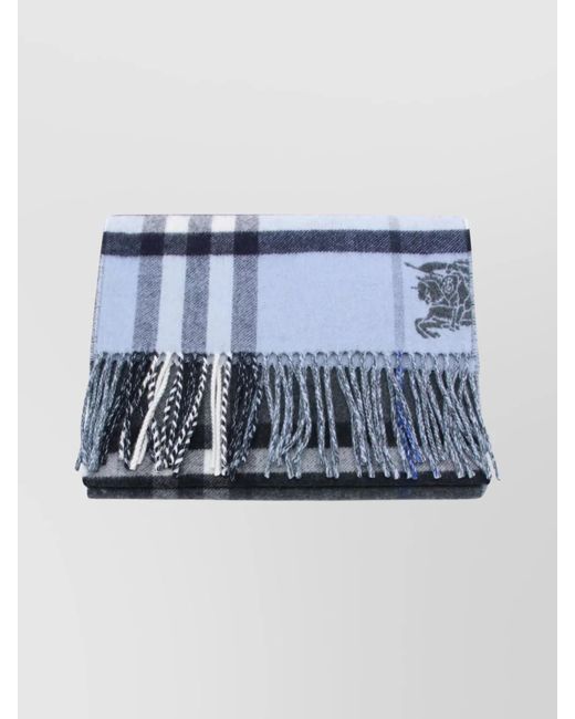 Burberry Blue Cashmere Scarf