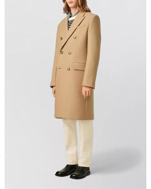 AMI Natural Virgin Wool Blazer for men