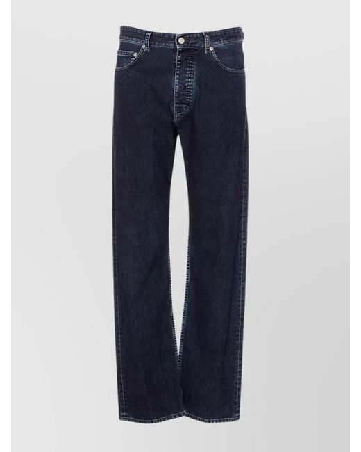 MM6 by Maison Margiela Blue Denim Wide-Leg Jeans for men