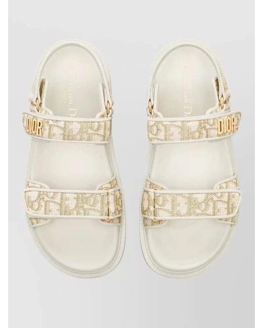 Dior Natural Sandals