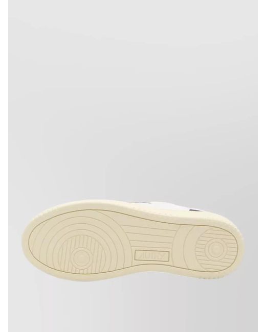 Autry Metallic Leather Low-Top Sneakers for men