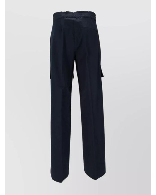 P.A.R.O.S.H. Blue Wide-Leg Trousers