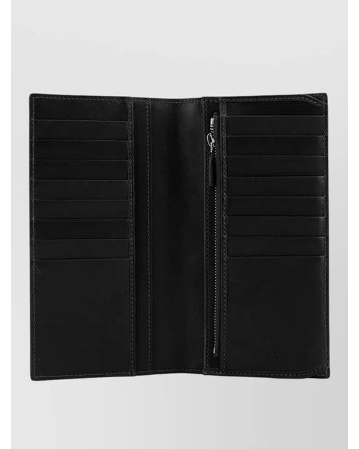 Gucci Black Arabella Logo Wallet Cards Zip Compartment for men