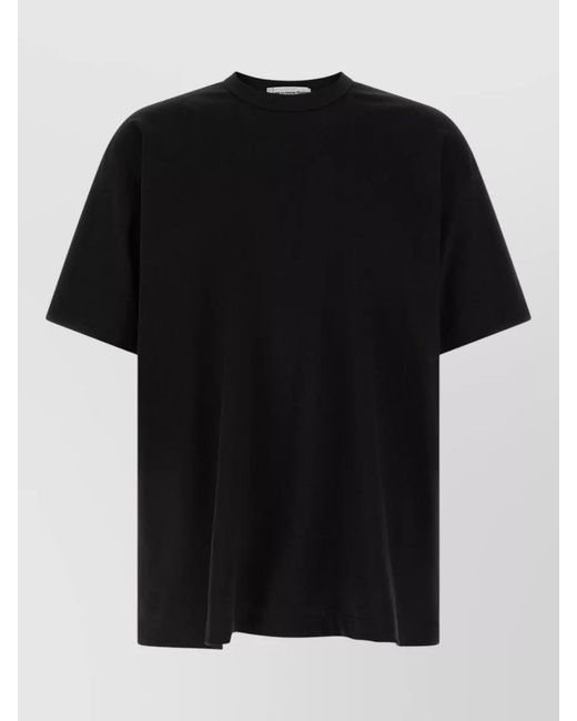 Comme des Garçons Black Logo Signature T Shirt Crew Neck for men