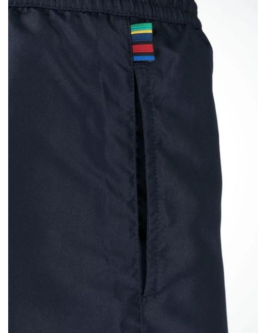 Paul Smith Blue Logo Swim Shorts for men