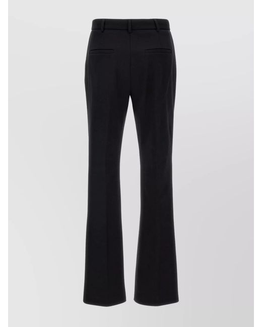 Sportmax Blue Cotton Tailored Trousers