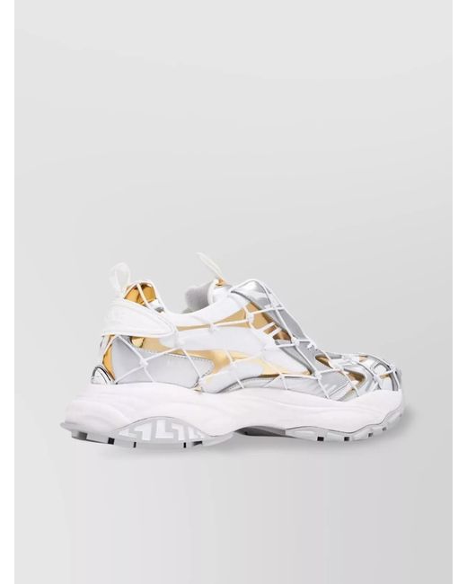 Versace White Low-Top Sneakers