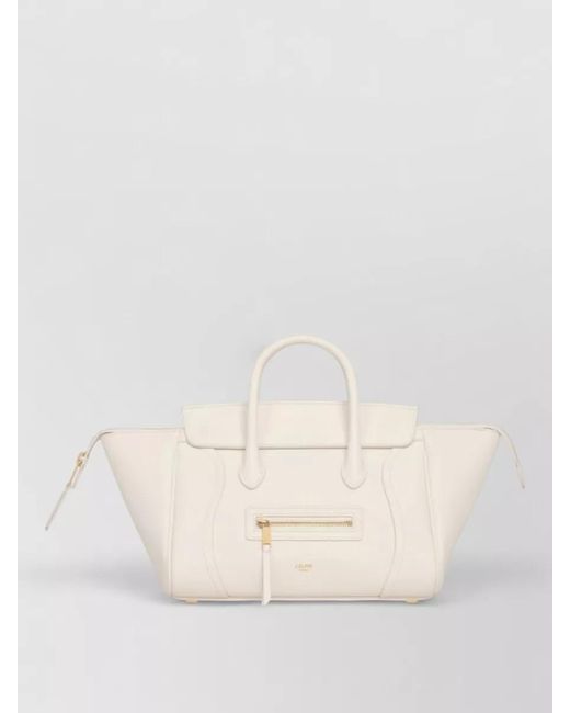 Céline Natural Calfskin Small Shoulder Bag
