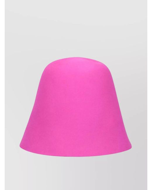 Ruslan Baginskiy Pink Felt Bucket Hat
