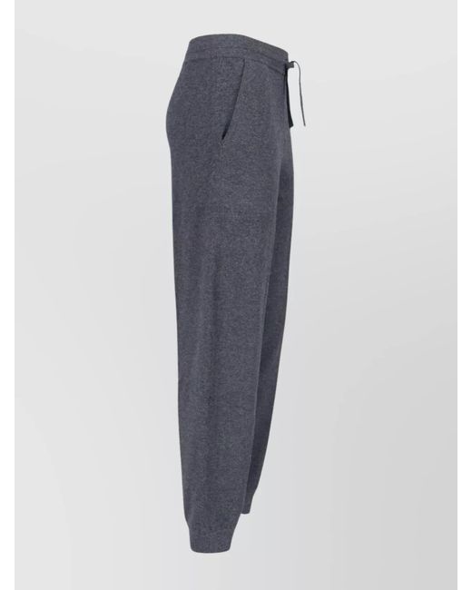 Isabel Marant Blue Straight-Leg Track Pants
