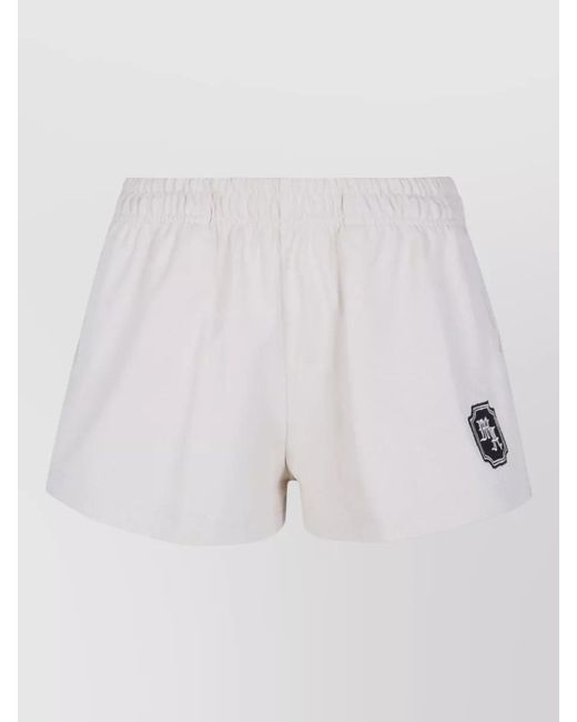 Amiri Natural Ma Chateau Logo Sweatshorts Back Pocket