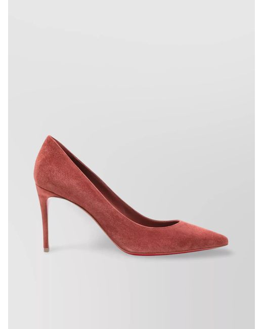 Christian Louboutin Red Pointed Toe Stiletto Heel Pumps