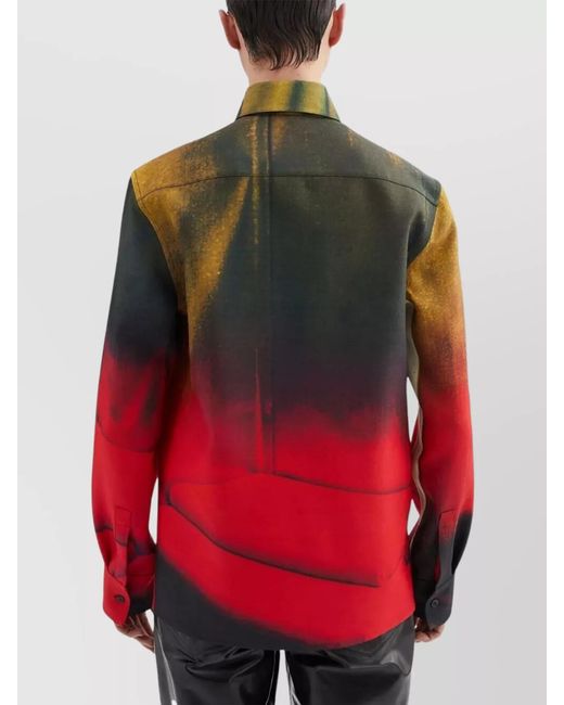 Jil Sander Red Shirt for men