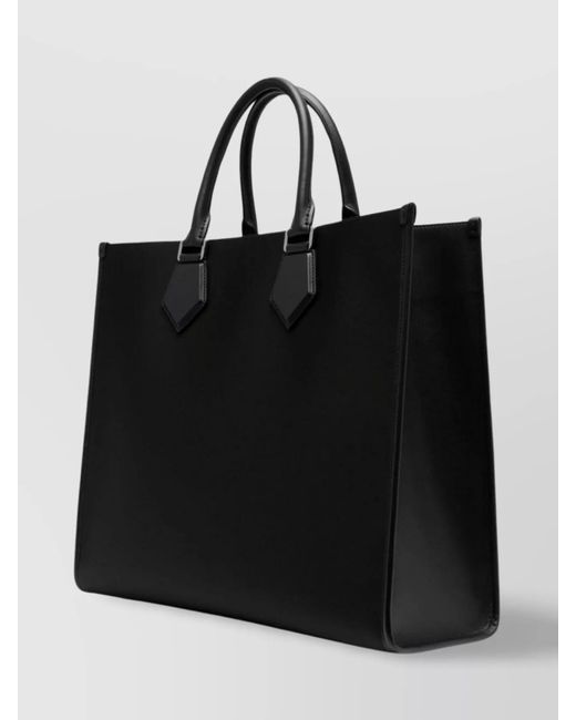 Dolce & Gabbana Black Nylon Large Tote Bag for men
