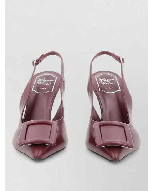 Roger Vivier Pink Slingback Pumps