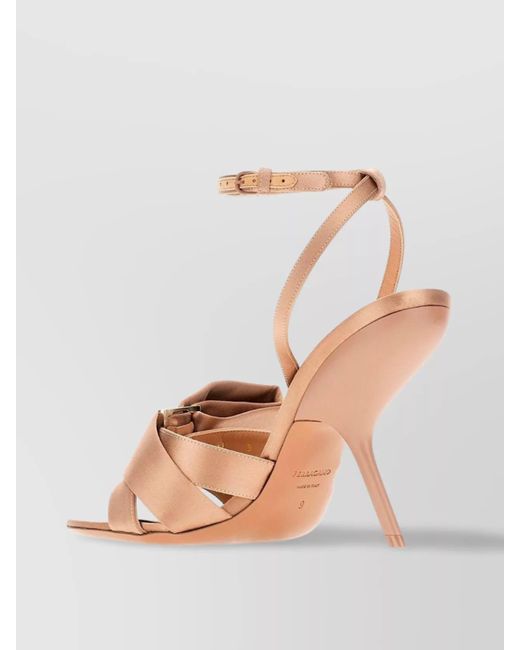 Ferragamo Multicolor Satin Sandals