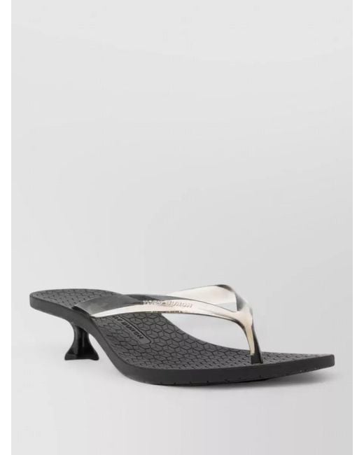 Tory Burch Multicolor Jelly Kitten Heel Flip Flop Sandals