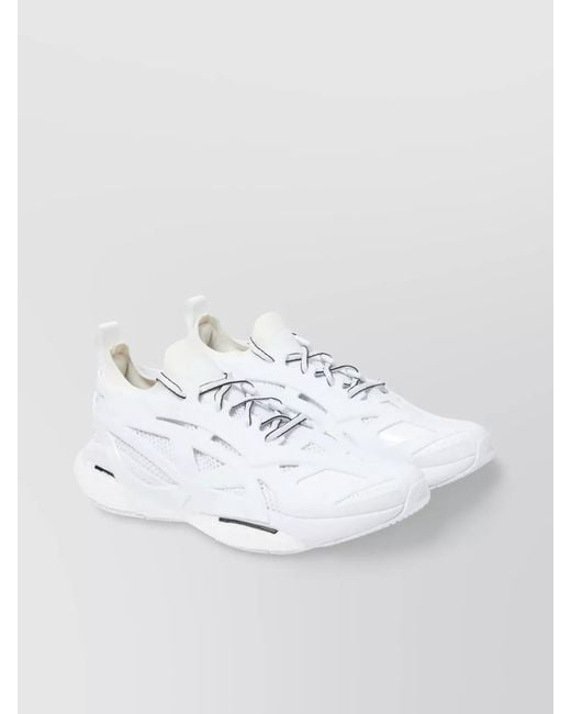 Adidas By Stella McCartney White Stella Mccartney Solarglide Running Sneakers