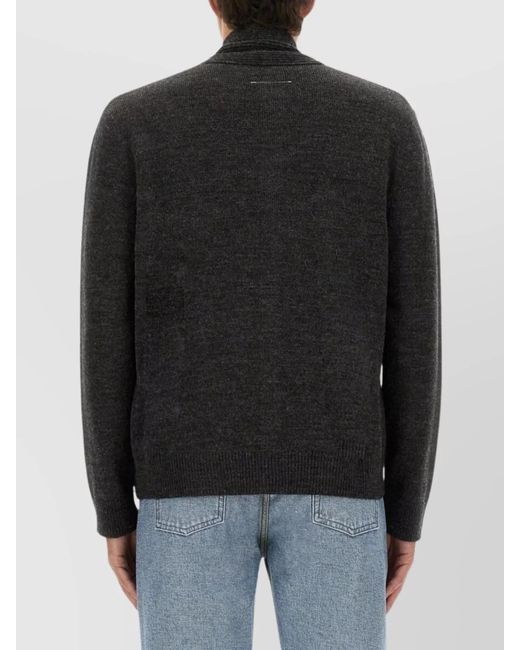 MM6 by Maison Margiela Multicolor Wool-Blend Cardigan With Scarf for men