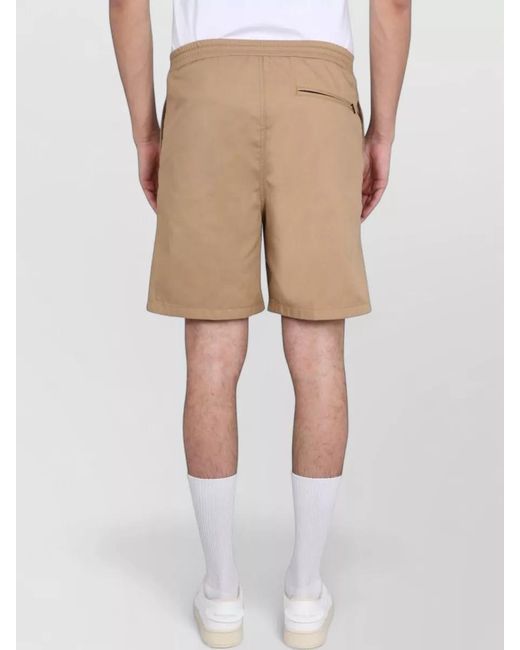 Department 5 White Drawstring Bermuda Shorts Elastic Waist Pockets for men