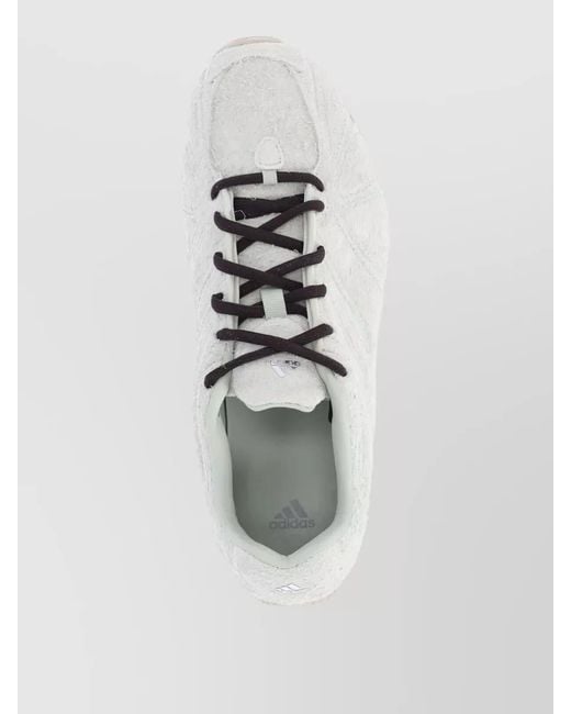 Adidas White Low Top Lace Up Casual Shoe