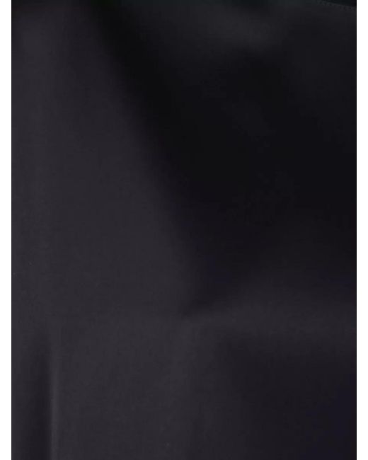 DR. HOPE Black Button Back Blouse
