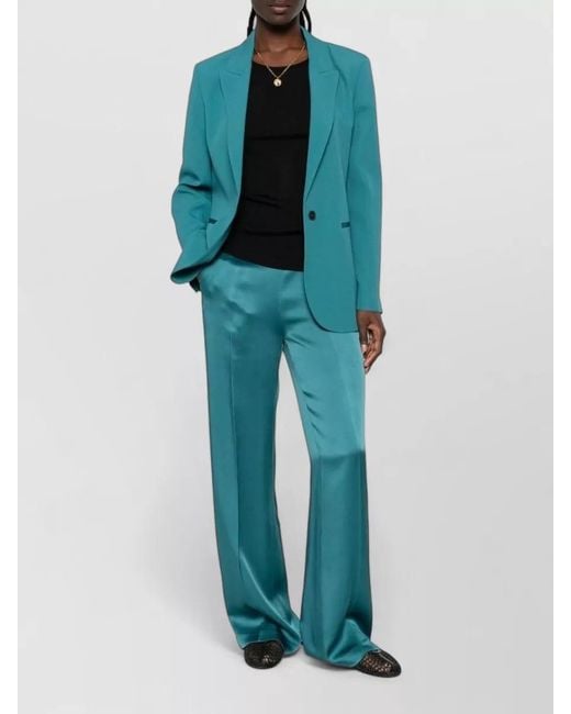 Forte_forte Blue Tailored High Waist Blazer And Trousers