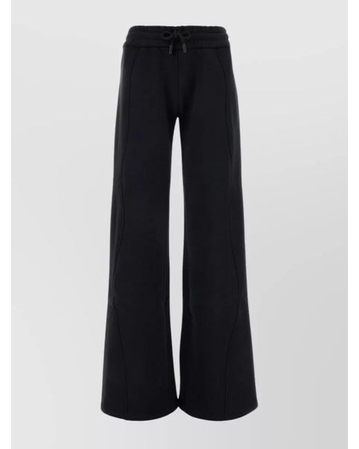 Off-White c/o Virgil Abloh Blue Cotton Wide-Leg Joggers