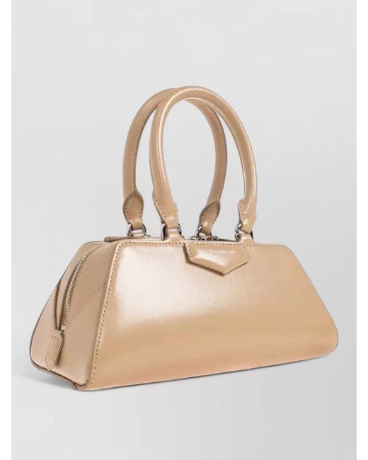 Givenchy Natural Antigona East West Mini Leather Bag