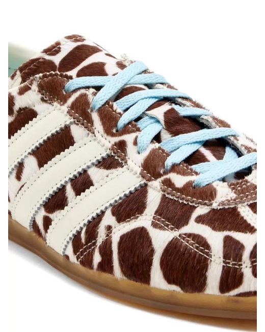 Adidas Multicolor Animal Print Low Top Lace Up Shoes