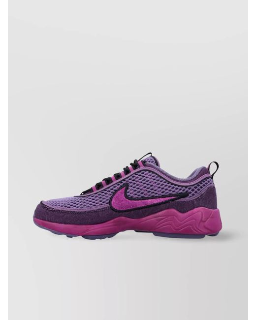 Nike Purple Textile Low-Top Sneakers