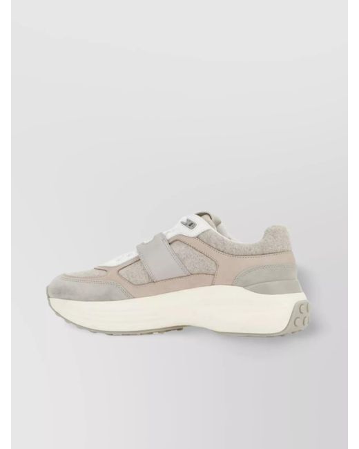 Tod's Natural Leather Low-Top Sneakers