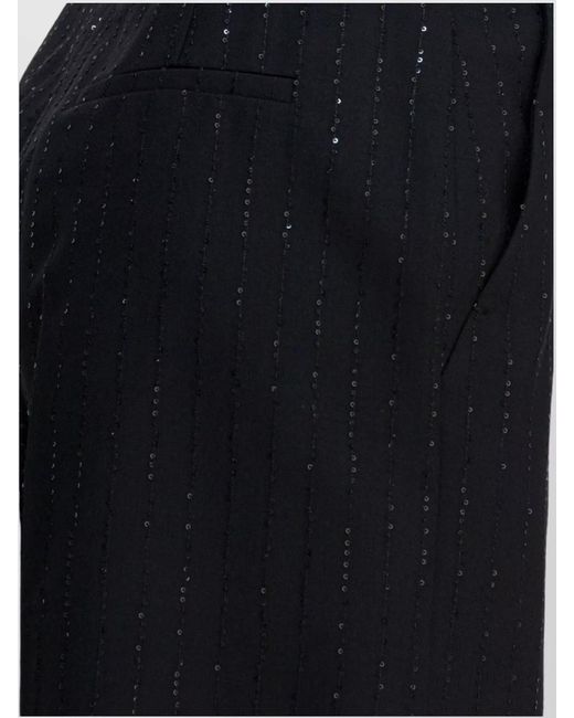 Max Mara Black Wool Tailored Shorts