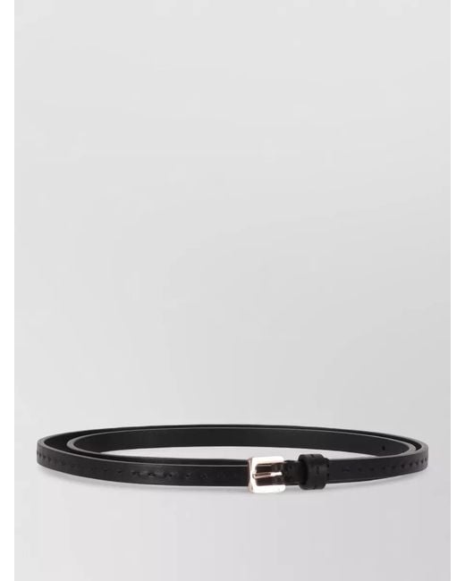 Max Mara White Leather Belt