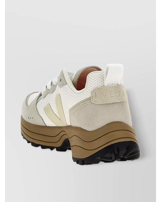 Veja Metallic Recycled Polyester Venutri Ii Low-Top Sneakers