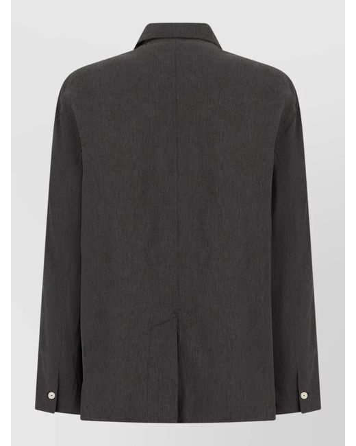 Jacquemus Black Single Breasted Tailored Jacket Notch Lapel for men