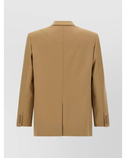 Saint Laurent Natural Wool Blazer for men