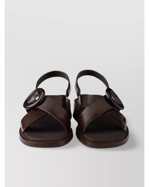 Prada Multicolor Leather Sandals
