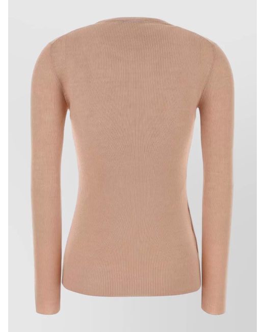 Prada Natural Virgin Wool Jumper