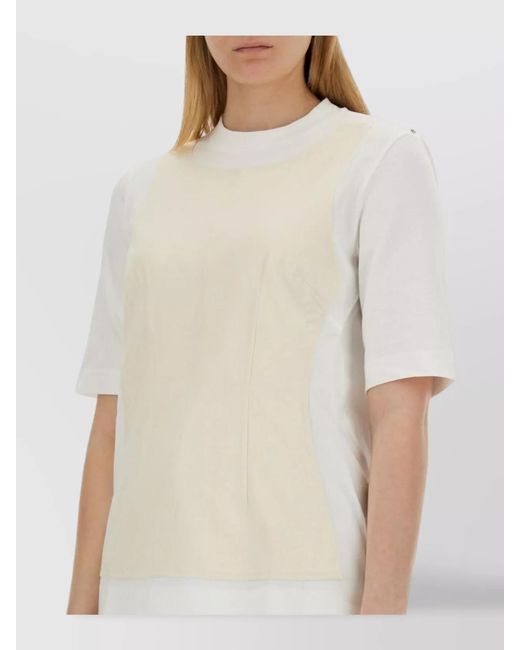 Sportmax White Cotton T-Shirt