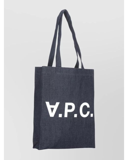 A.P.C. Blue Na Denim Shoulder Bag